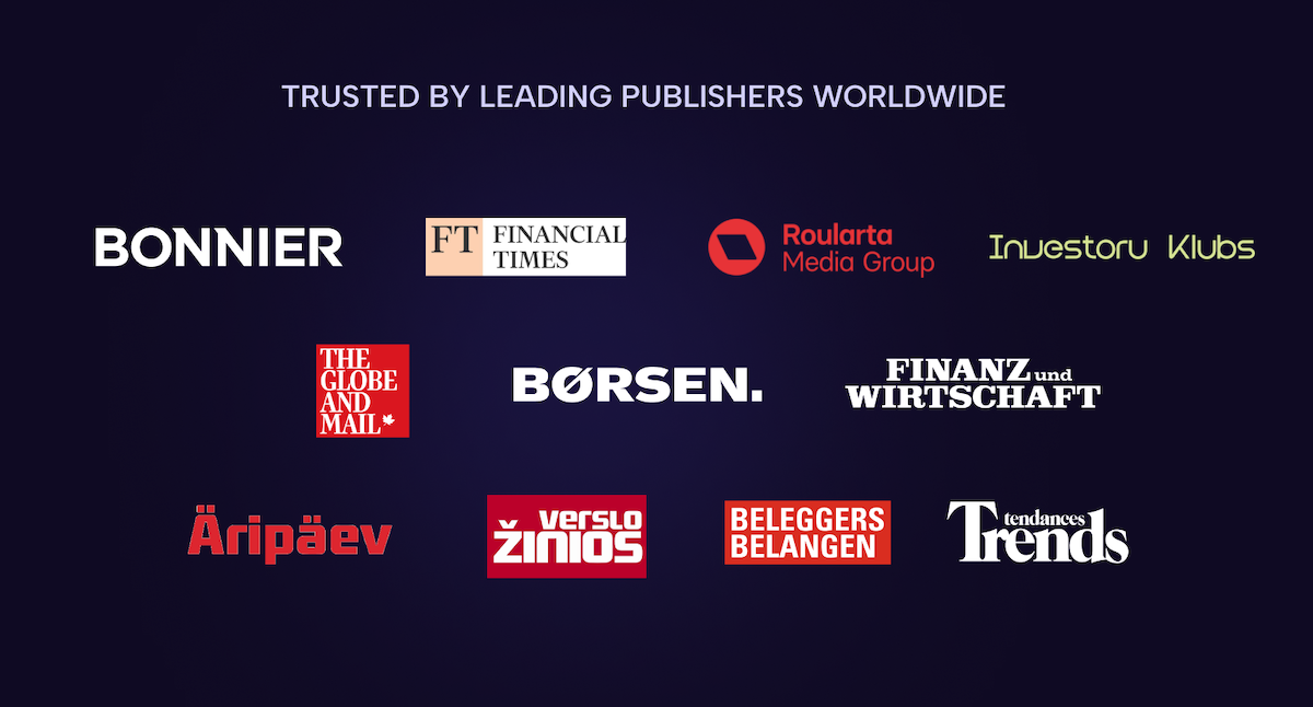Customer logo banner - FF