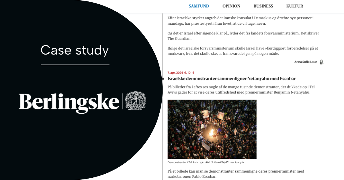 Berlingske Case study